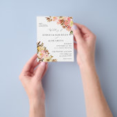 Budget Snoep Roze en Gele Floral Weddenschap Flyer (Hand)