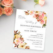 Budget Snoep Roze en Gele Floral Weddenschap Flyer