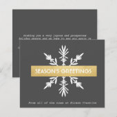 BUDGET Snow Corporate Kerstfeestdag (Sneeuwvakanti (Voorkant / Achterkant)