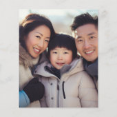 Budget Snowboarden Highland Koe Fotokaart/Vert (Achterkant)