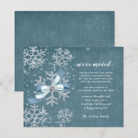 Budget Snowflake Flurries We hebben vakantievakant (Voorkant / Achterkant)