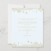 Budget Snowflakes First Merry Christmas Fake Gold (Achterkant)