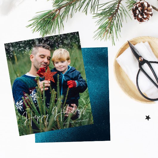 Budget Snowflakes Light & Photo (s) Holiday - Vert