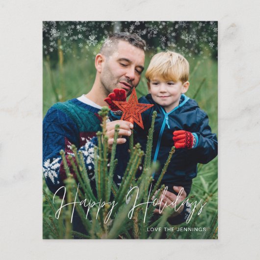 Budget Snowflakes Light & Photo (s) Holiday - Vert Flyer (Voorkant)