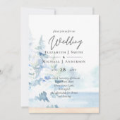 BUDGET Snowy Mountains Winter Lake Treines (Voorkant)