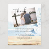 BUDGET Snowy Mountains Winter Lake Treines (Voorkant)