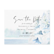 BUDGET Snowy Mountains Winter Lake Treines