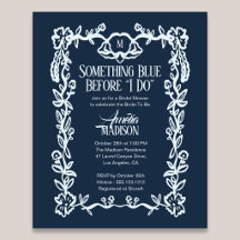 Budget Something Blue Vintage Florale Bruiloftsbor