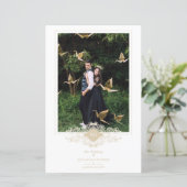 Budget Sophisticated Flourish Chic Golden Initiale (Staand voorkant)