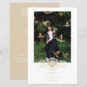 Budget Sophisticated Flourish Chic Golden Initiale (Voorkant / Achterkant)