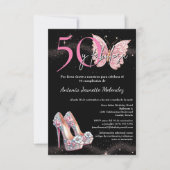 Budget Spaans 50 y Fabulosa 50ste Verjaardagsfeest Kaart (Voorkant)