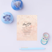 BUDGET Spaans Huwelijk Tweetalig Boda Bruiloft Flyer (Enkel)