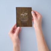 BUDGET Spaanse Bruiloft Tweetalig Boda Bruiloft Flyer (Hand)