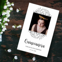 Budget Spaanse Fancy Wilde Bloemen Quinceañera Fot