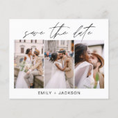 Budget sparen Datum 3 Foto Elegant Modern Flyer (Voorkant)