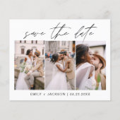 Budget sparen Datum 3 Foto Elegant Modern Flyer (Voorkant)