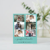 Budget sparen datum 6 de Typografie van de Collage (Staand voorkant)