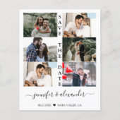 Budget sparen datum 6 de Typografie van de Collage (Voorkant)