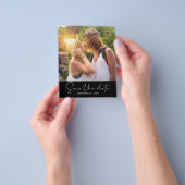 Budget sparen de Zwarte brochure van de Foto van h (Hand)