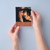 Budget sparen het Manuscript TerraCotta van de Dat Flyer (Hand)