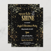 Budget Sparkle Shine Gold Black-kerstfeest (Voorkant / Achterkant)