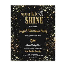 Budget Sparkle Shine Gold Black-kerstfeest