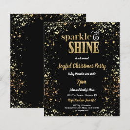 Budget Sparkle Shine Gold Black-kerstfeest