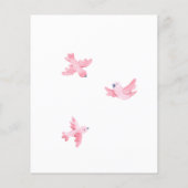 Budget special delivery stork spring baby shower  (Achterkant)