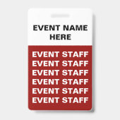 Budget Special Event Badges (Achterkant)