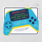 Budget spel op niveau Video Game Boy Verjaardagsfe (Voorkant)