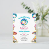 Budget Splish Splash Baby Bash Zomer Baby shower (Staand voorkant)