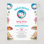 Budget Splish Splash Baby Bash Zomer Baby shower (Voorkant)