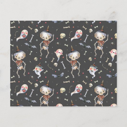 Budget Spooktacular Halloween Foto Verjaardagsfees (Achterkant)