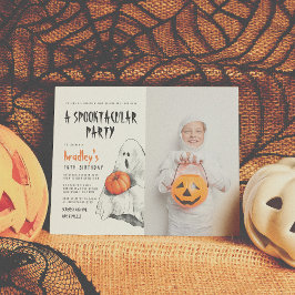Budget Spooktacular Halloween Ghost Photo Birthday