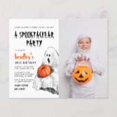 Budget Spooktacular Halloween Ghost Photo Birthday (Voorkant)