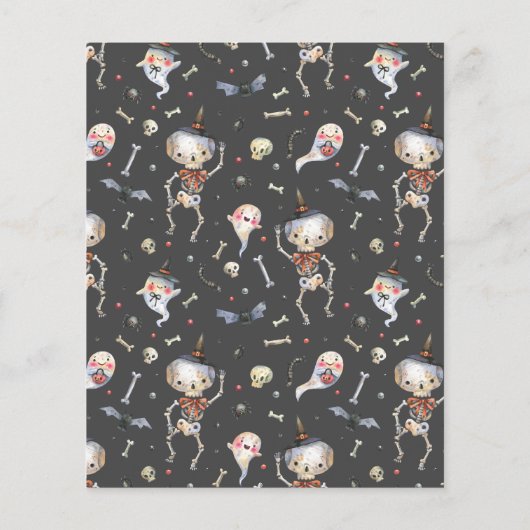 Budget Spooktacular Halloween Ghost Verjaardagsfee (Achterkant)