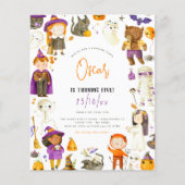 Budget Spooky Boy Costume Halloween Birthday Party (Voorkant)