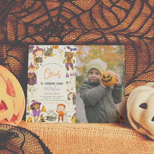 Budget Spooky Boy Halloween Birthday Party Foto