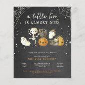 Budget Spooky Een Kleine Boo Halloween Baby shower (Voorkant)