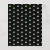 Budget Spooky Halloween Party Black Uitnodiging (Achterkant)