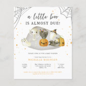 Budget Spooky Little Boo Halloween Baby shower (Voorkant)