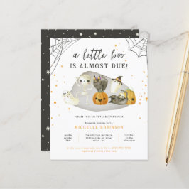 Budget Spooky Little Boo Halloween Baby shower