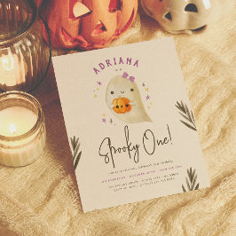 Budget Spooky One Girl Halloween First Birthday