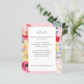 Budget Spring Multi Color Florals Details - Roze (Staand voorkant)