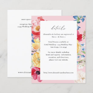 Budget Spring Multi Color Florals Details - Roze