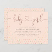 Budget Sprinkle Roos Gold Script Script Girl Baby (Voorkant / Achterkant)
