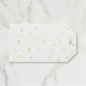 Budget Sprinkles Confetti 1st Birthday Cadeaulabels (Voorkant (horizontaal))