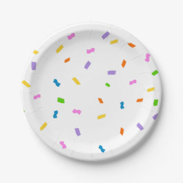 Budget Sprinkles Confetti 1st Birthday Papieren Bordje