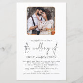 Budget Square Photo QR Code Weddenschap (Voorkant)