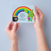 Budget St Paddys Rainbow Gnomies LGBT Party Invite Flyer (Hand)